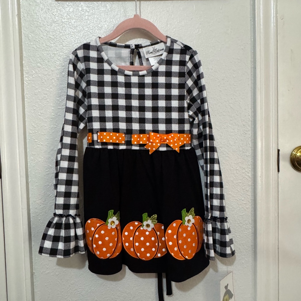 Kids Halloween Pumpkin Costume Dress